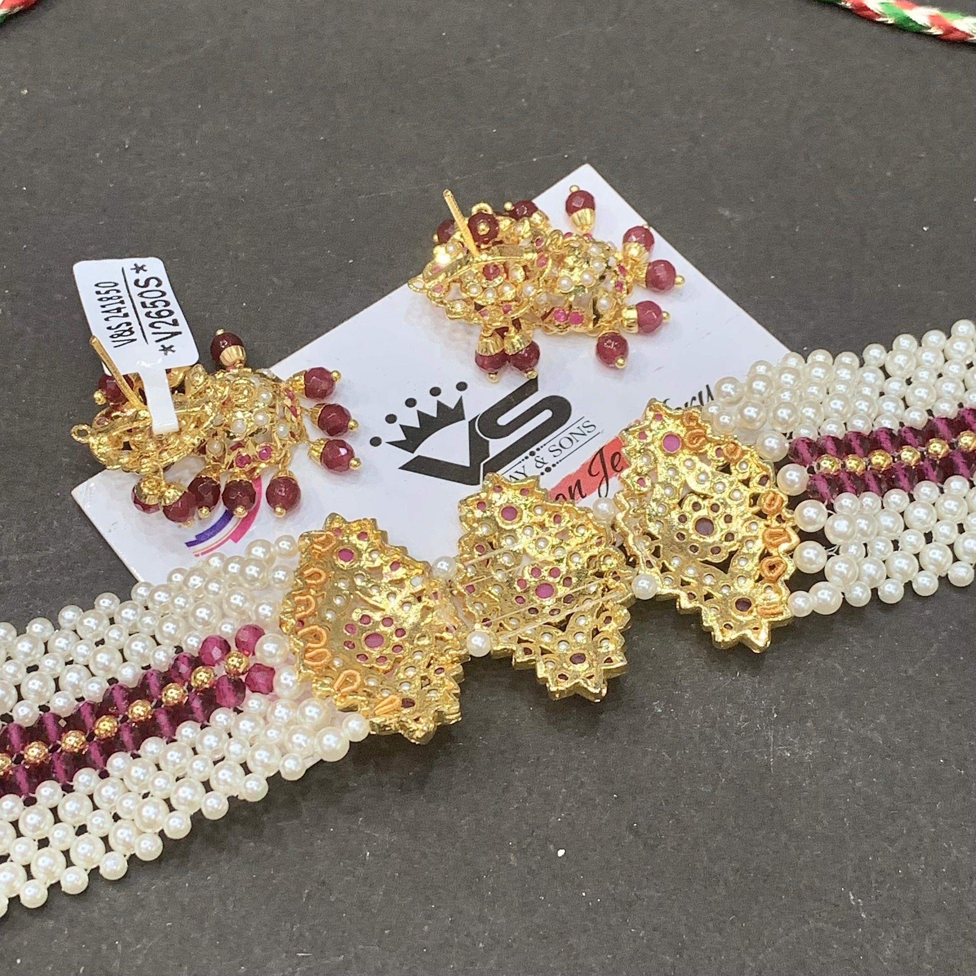 Jadau Necklace 4567433 - Vijay & Sons