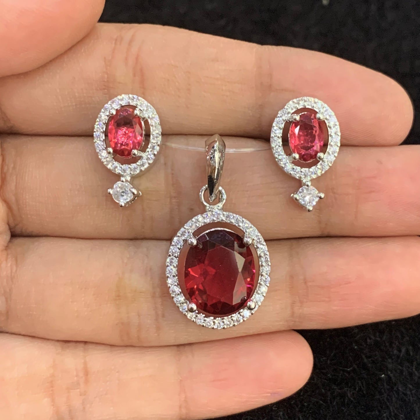 Zircon Pendant Sets 456321