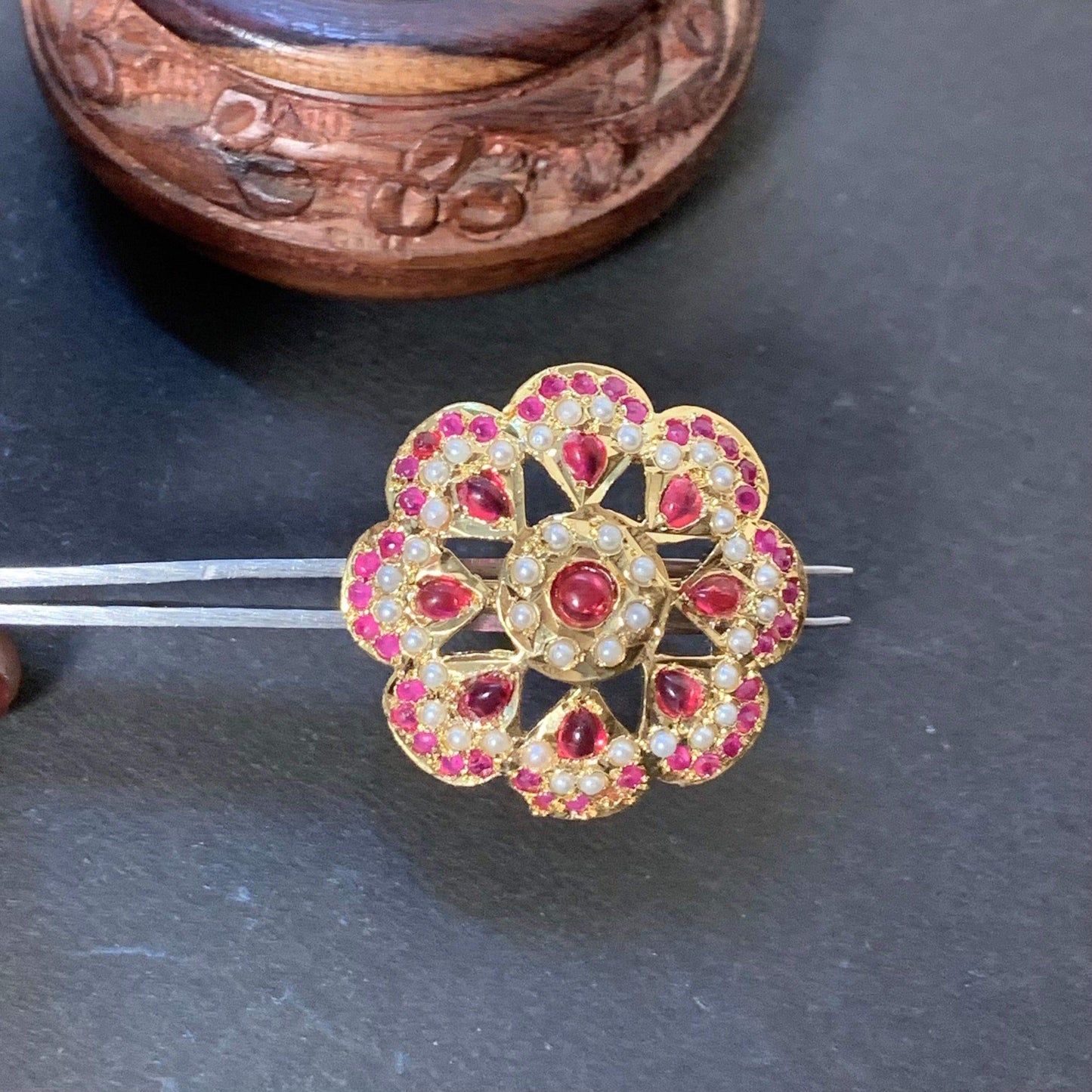 Jadau Rings 526565 - Vijay & Sons