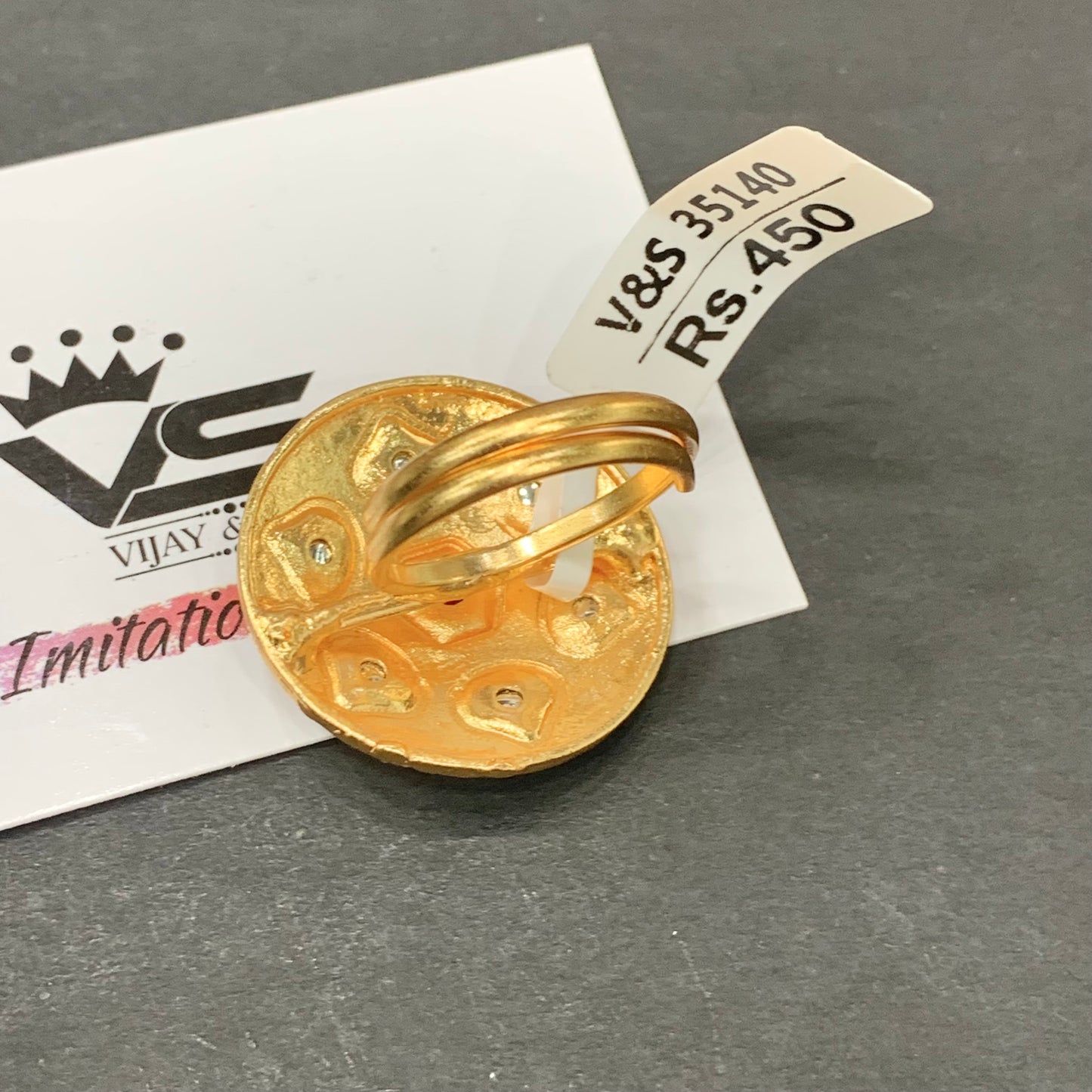 Kundan Ring 422332