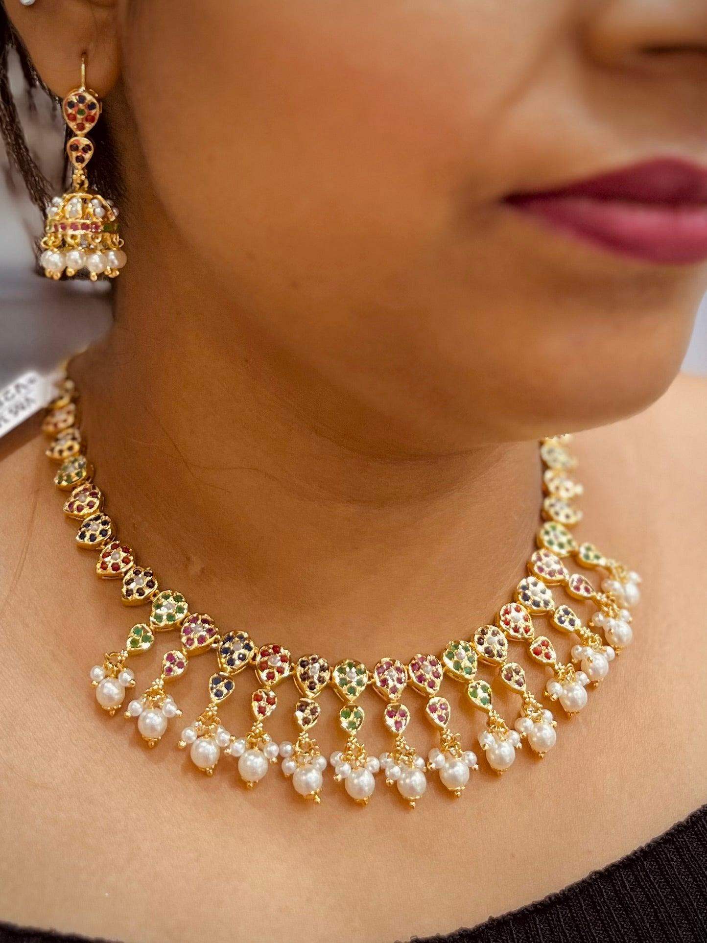 Jadau Necklace Sets 678678 - Vijay & Sons