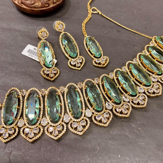 Zircon Necklace set 525254