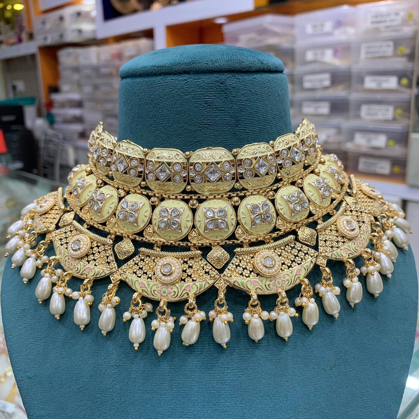 Kundan Necklace sets 467864