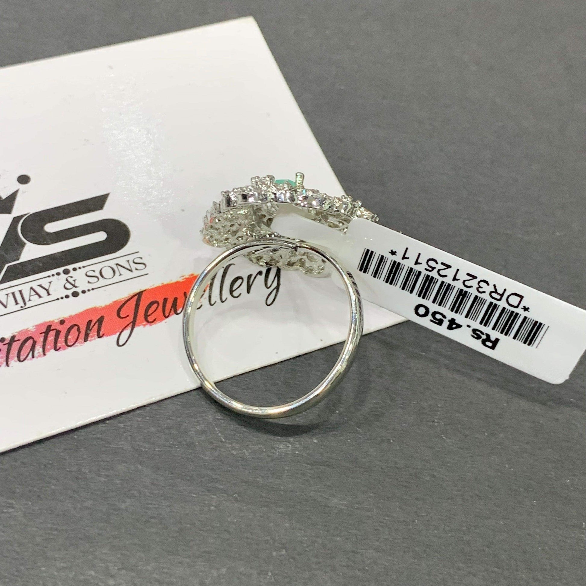 American Diamond Ring 34214 - Vijay & Sons