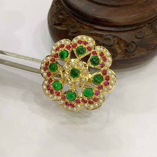 Jadau Ring 815378 - Vijay & Sons