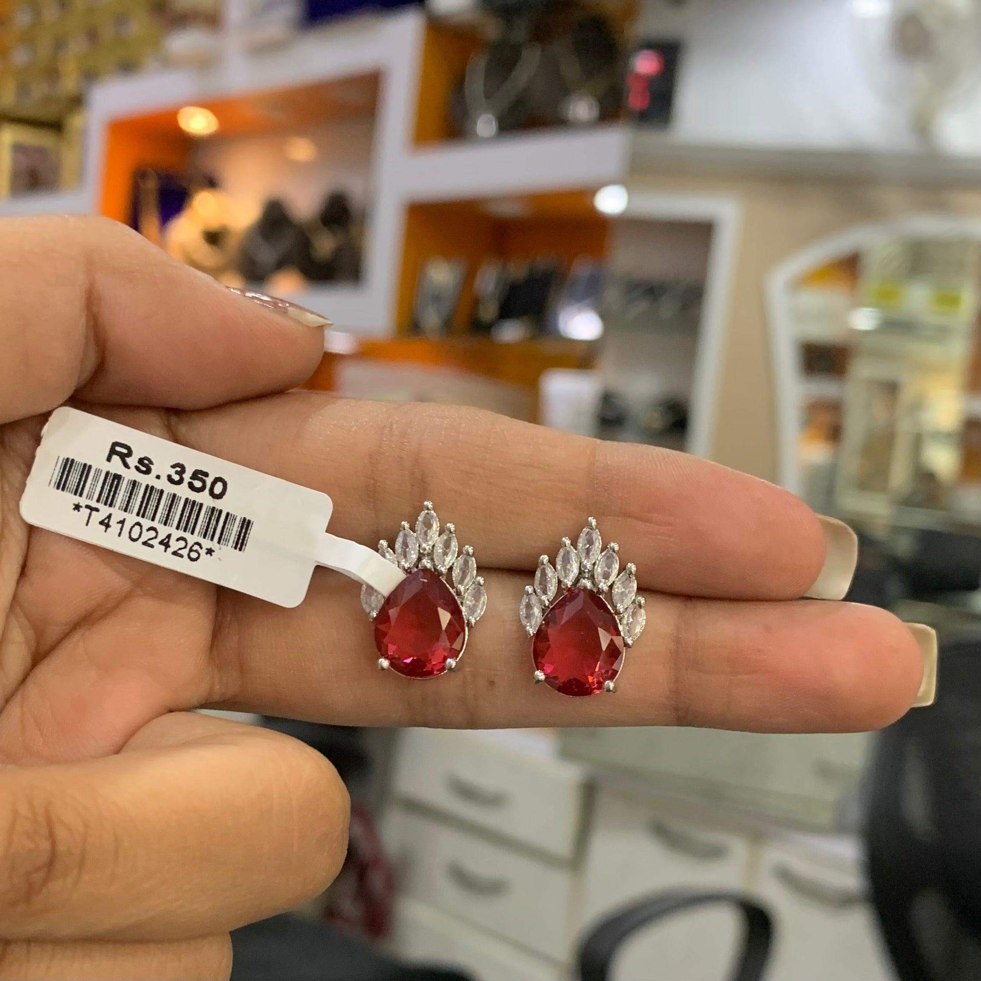 Zircon Earring 464222 - Vijay & Sons