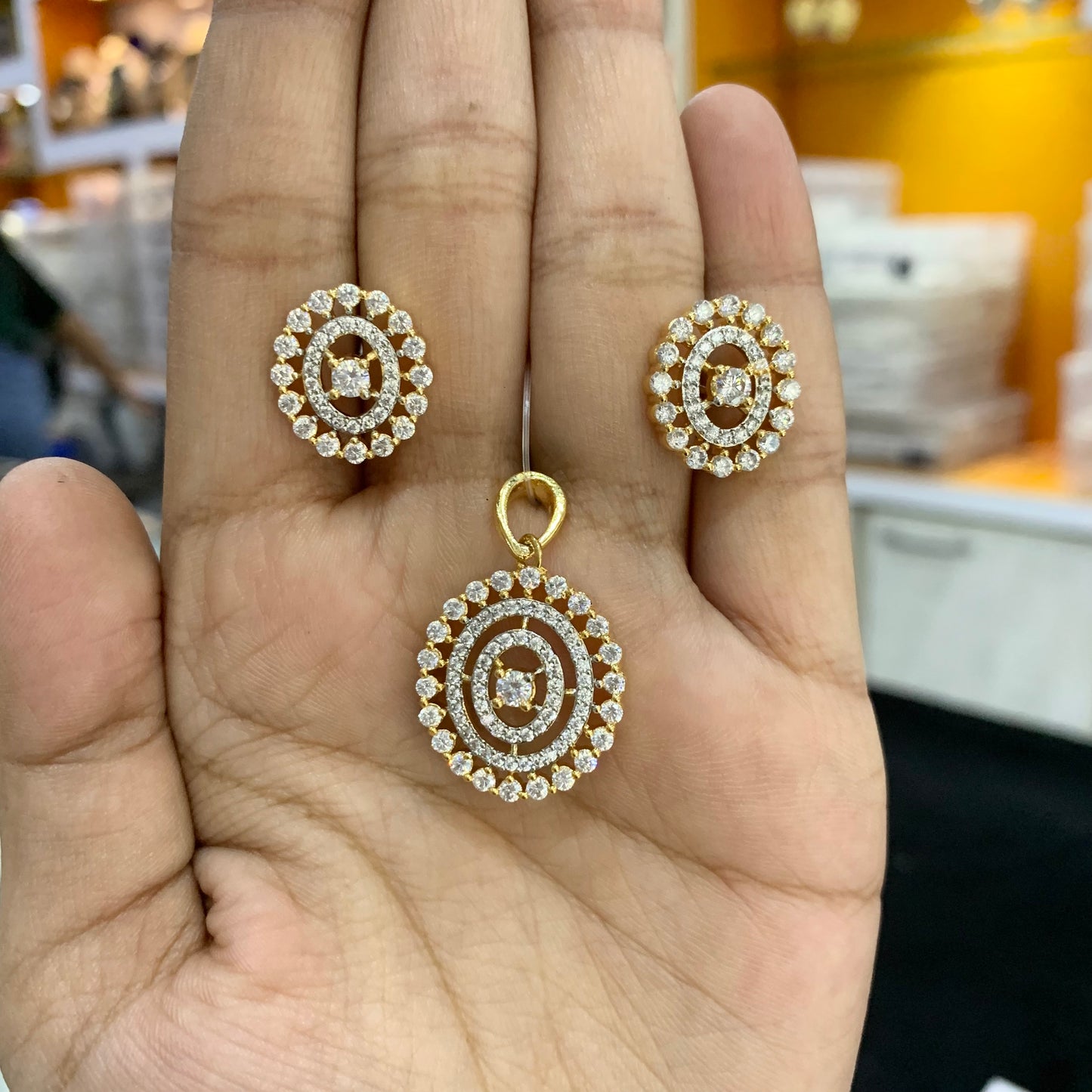Zircon Pendant Sets 5246379
