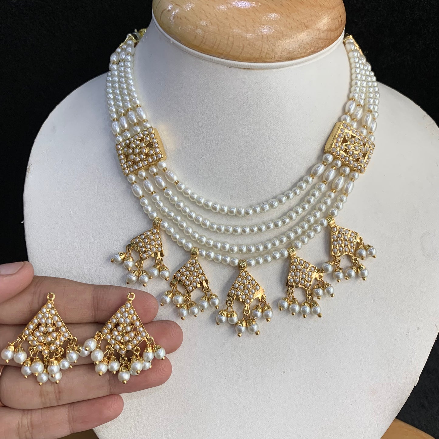 Jadau necklace set 3334