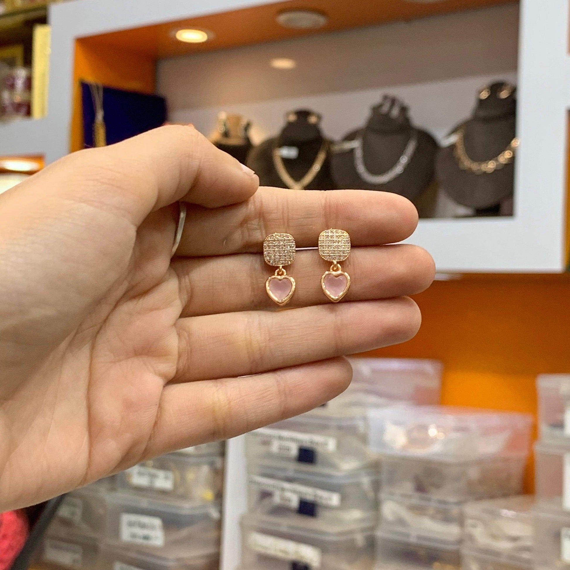Zircon Earring 463342 - Vijay & Sons