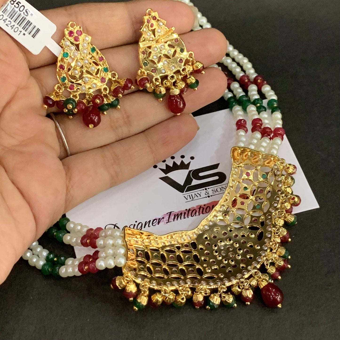 Necklace set 58574900 - Vijay & Sons