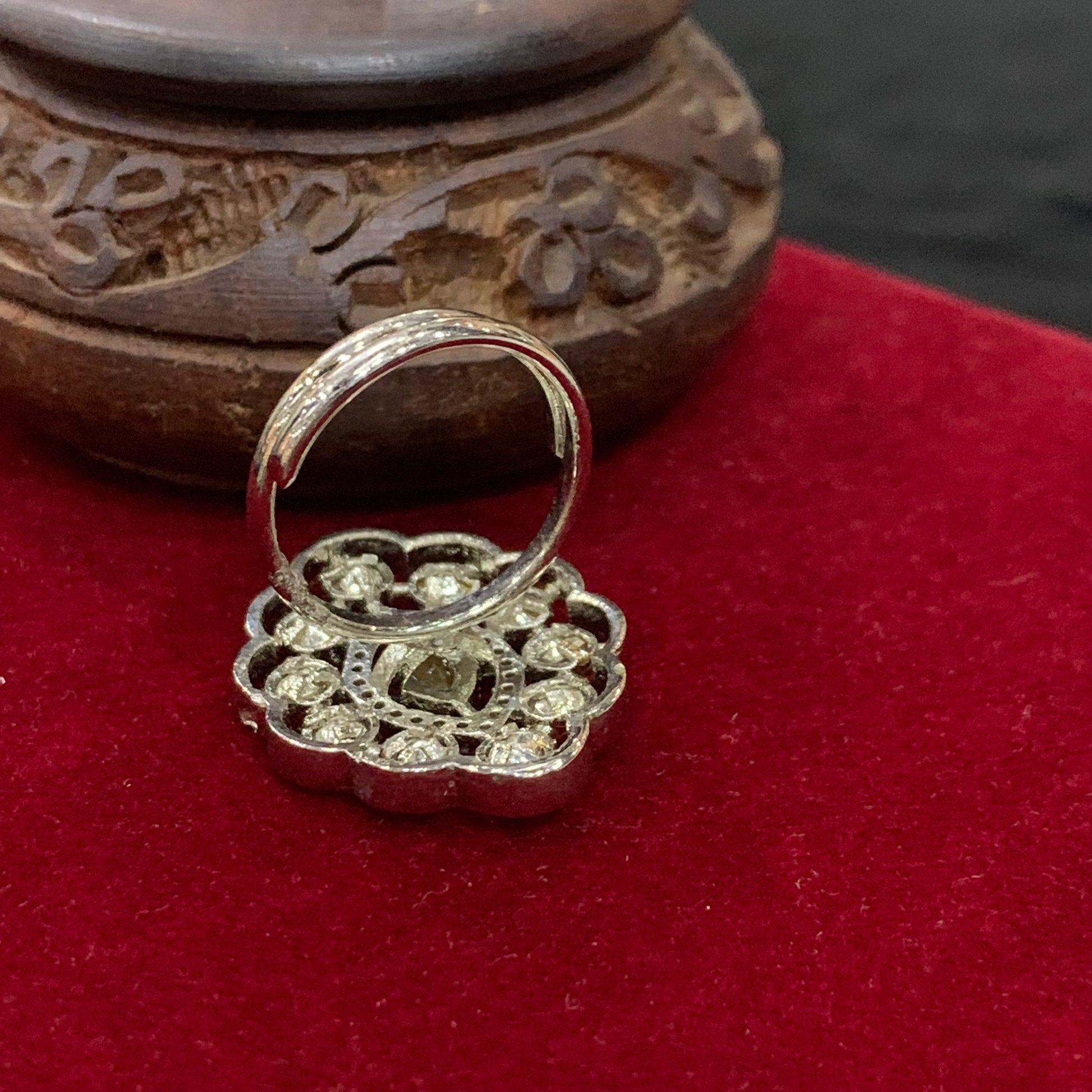 American Diamond Ring 00987 - Vijay & Sons