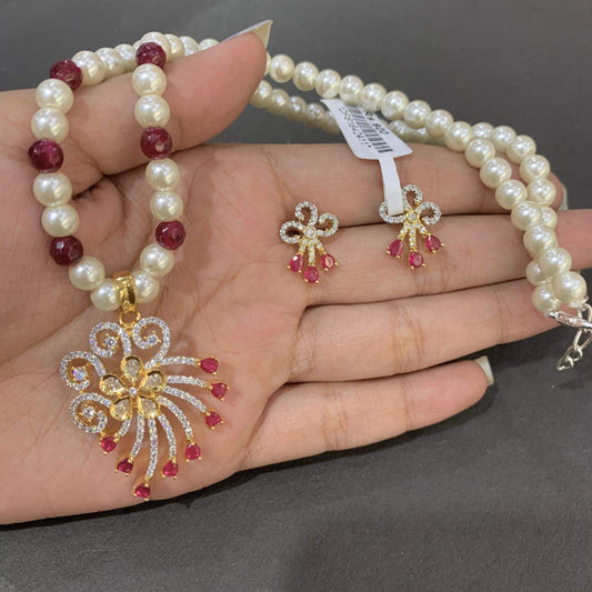 Zircon Pendant Sets 5264454 - Vijay & Sons