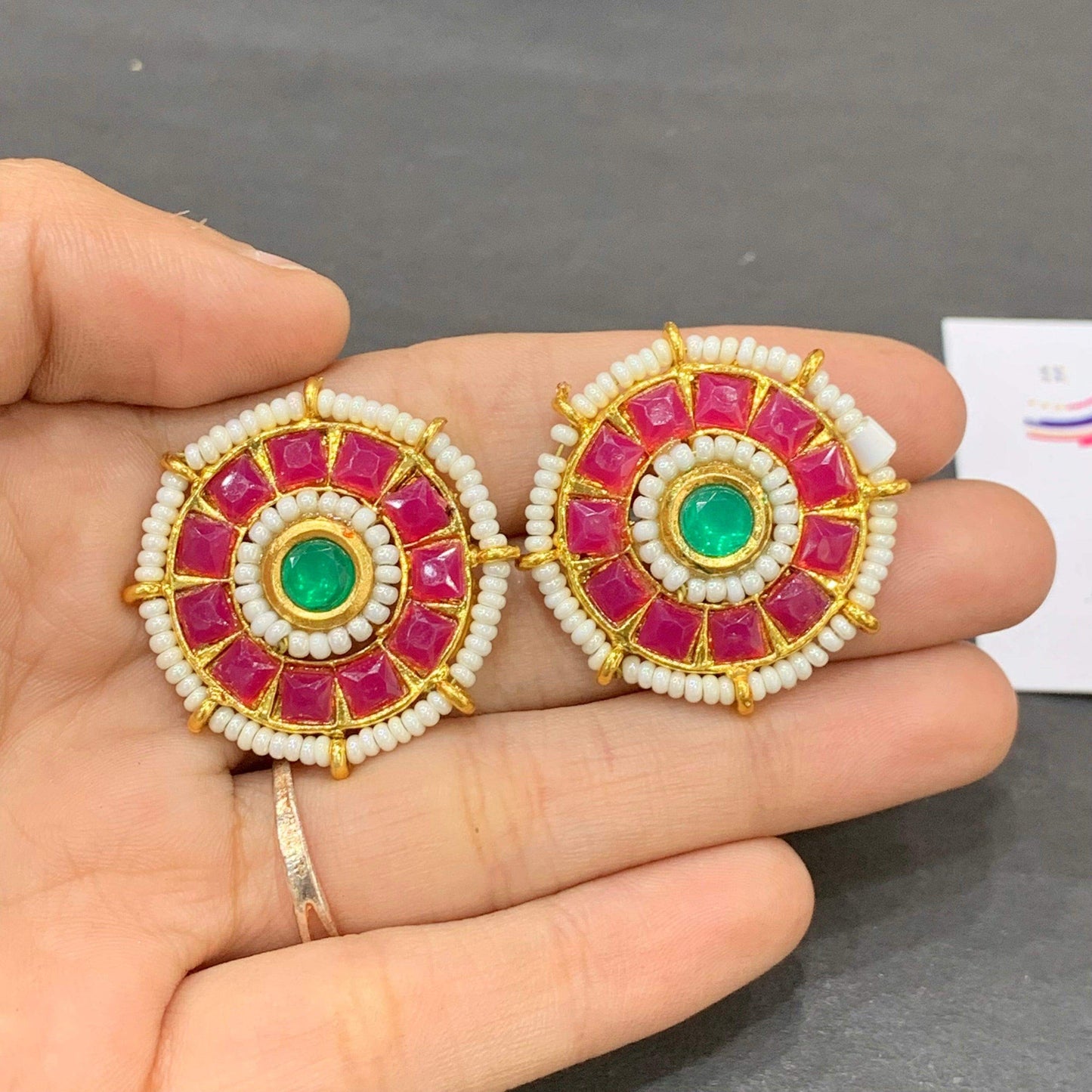 Antique Earrings 466544 - Vijay & Sons