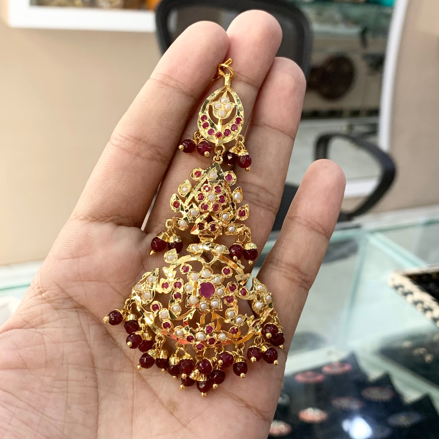 Jadau Maang Tikka 104810