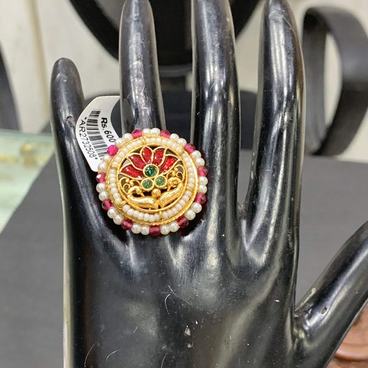 Kundan Rings 47766 - Vijay & Sons