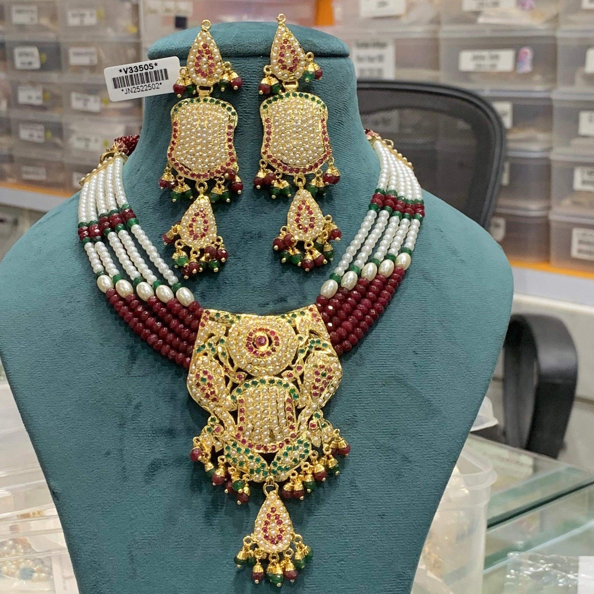 Jadau Necklace Sets 3005348 - Vijay & Sons