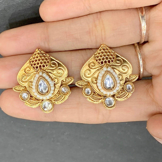 Antique Earrings 355456 - Vijay & Sons