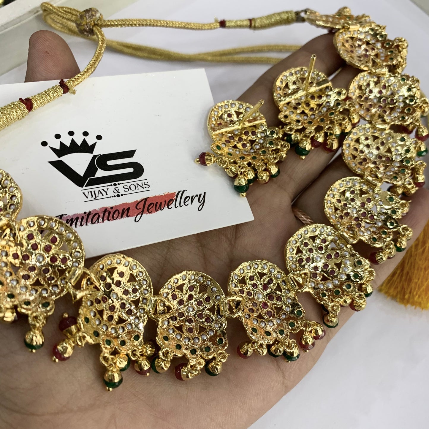 Jadau Necklace Sets 789757