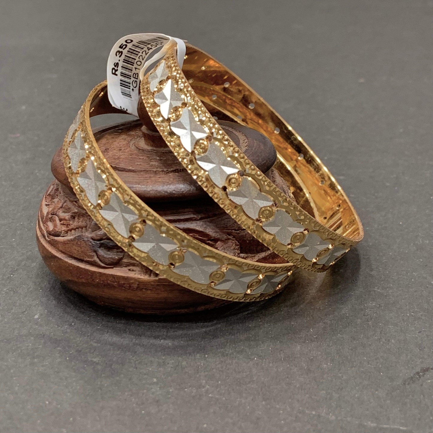 Gold Plated Bangles 622333 - Vijay & Sons