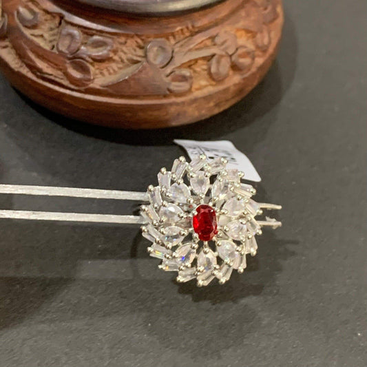 American Zircon Ring 456456 - Vijay & Sons
