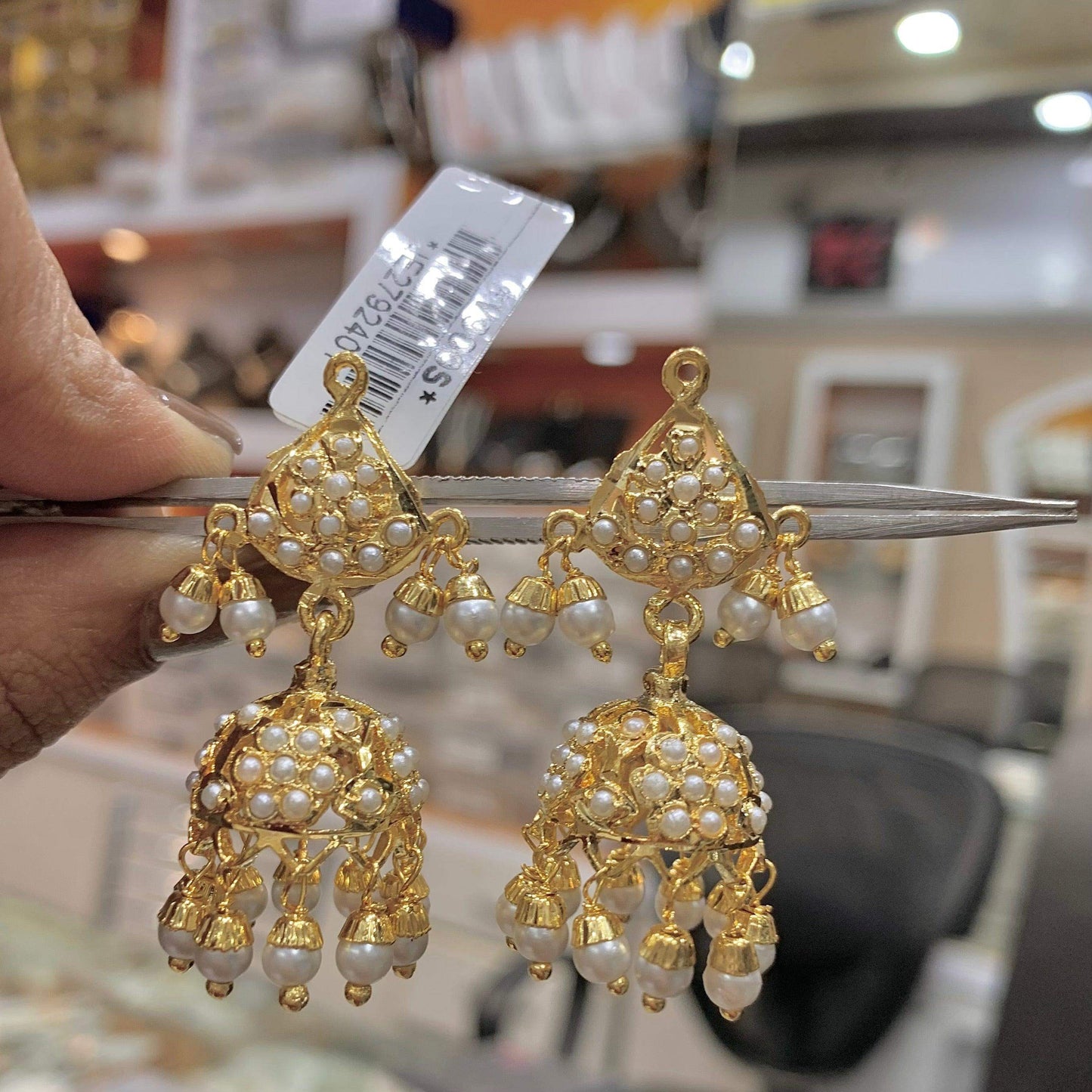 Jadau Jhumka For Women 554333 - Vijay & Sons