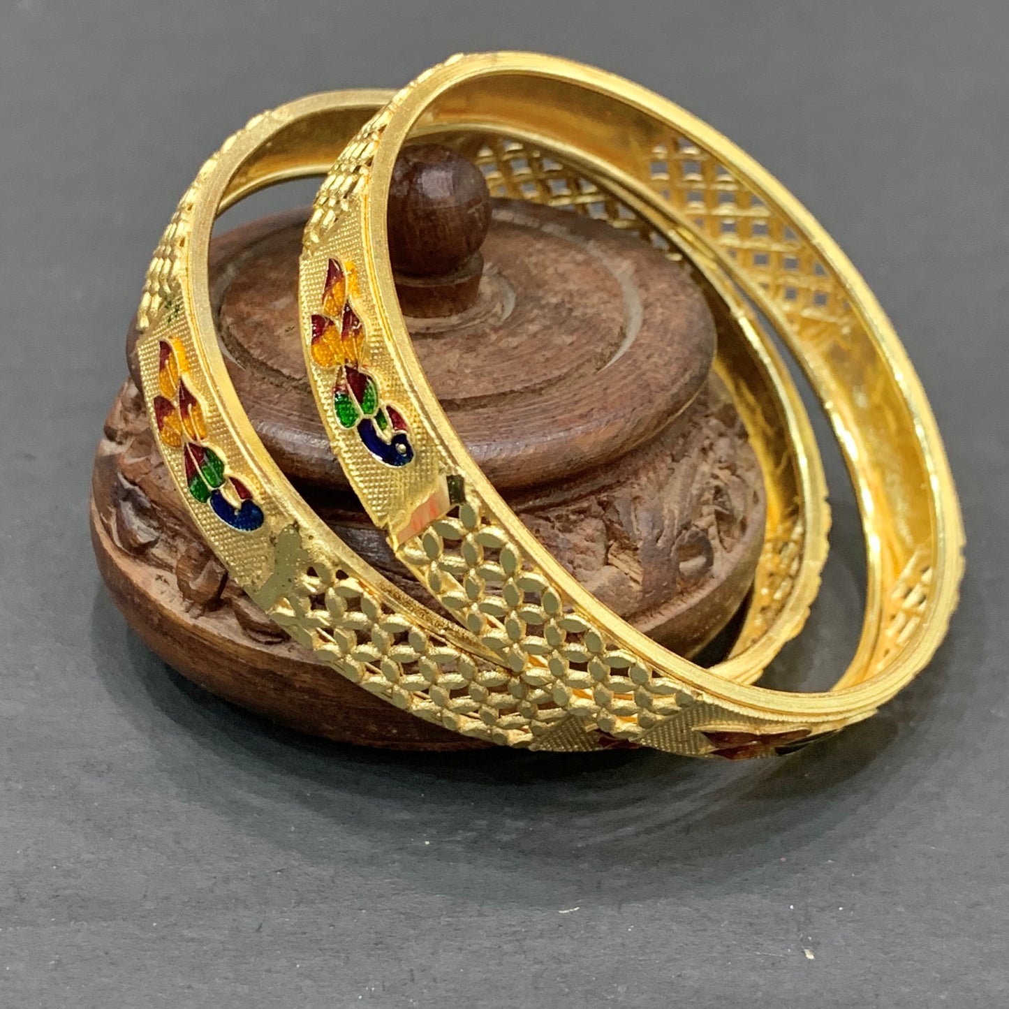 Gold Platted Bangles 466556