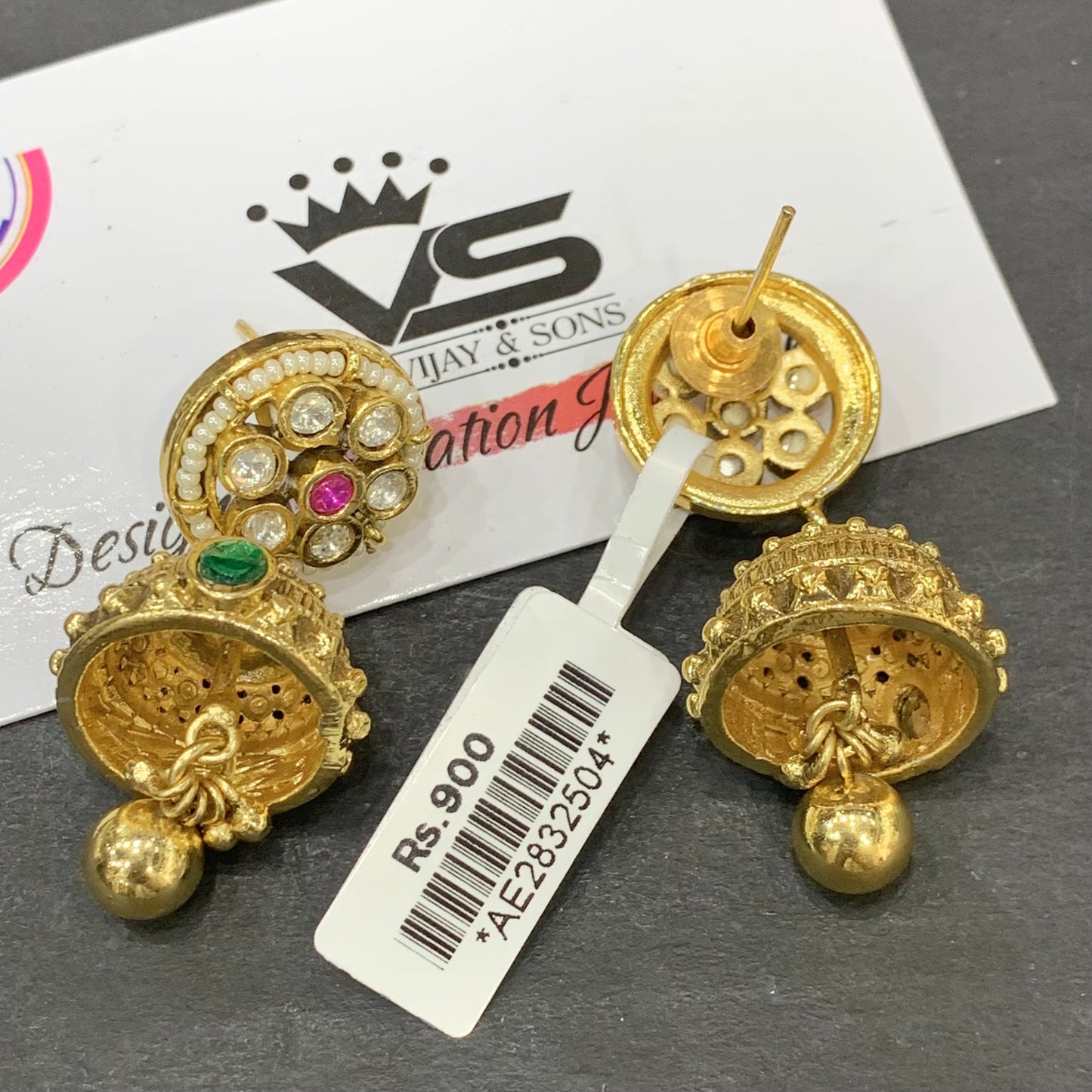 Antique earrings 22356