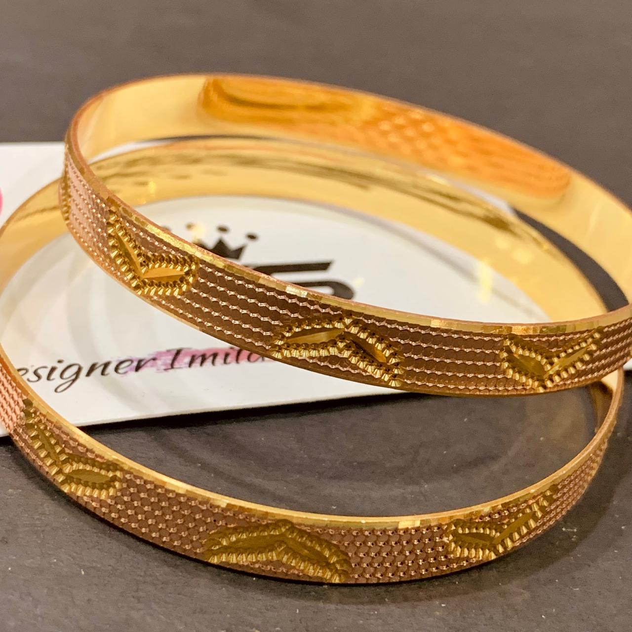 Gold Plated Bangles 331144