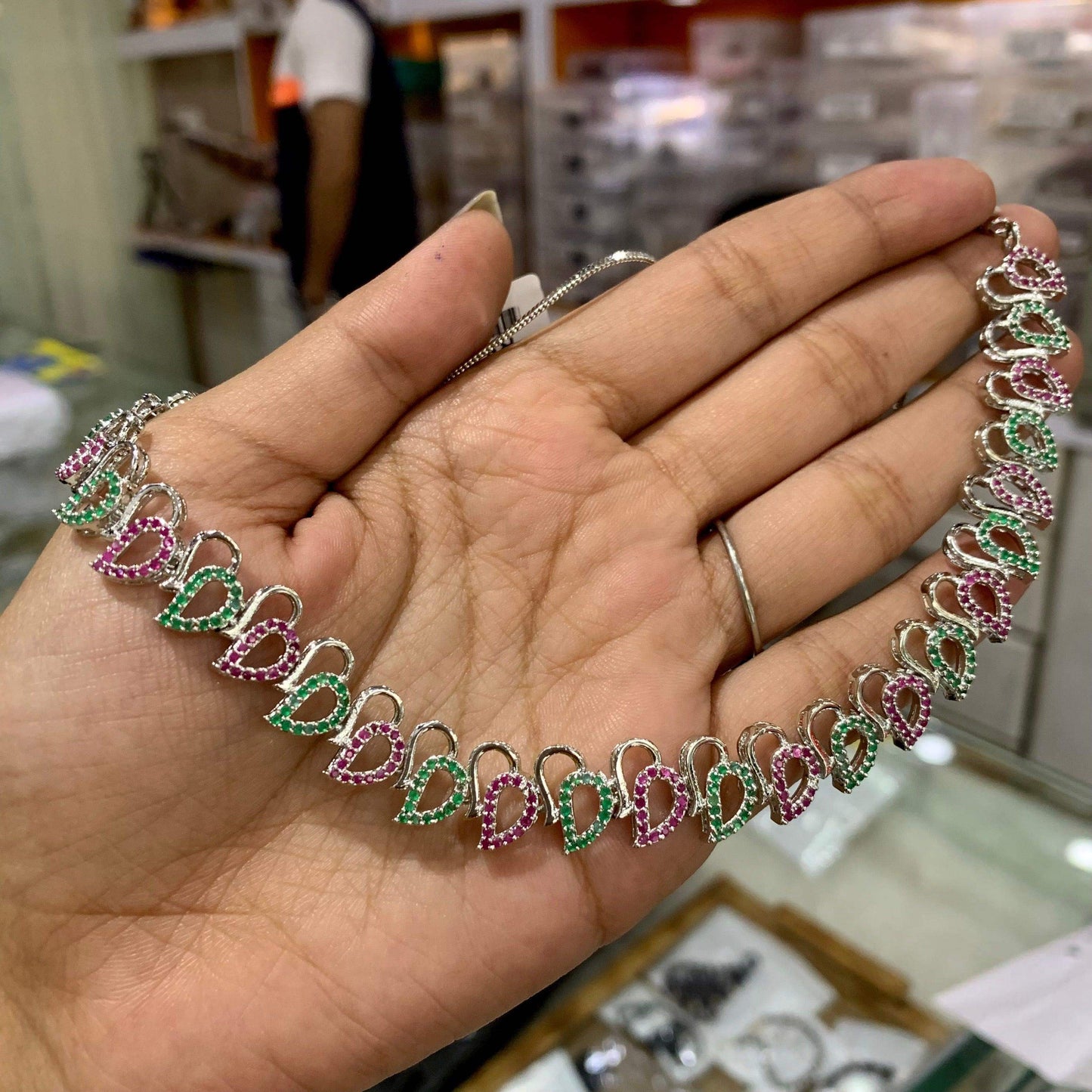 Zircon Necklace Set 4784600 - Vijay & Sons