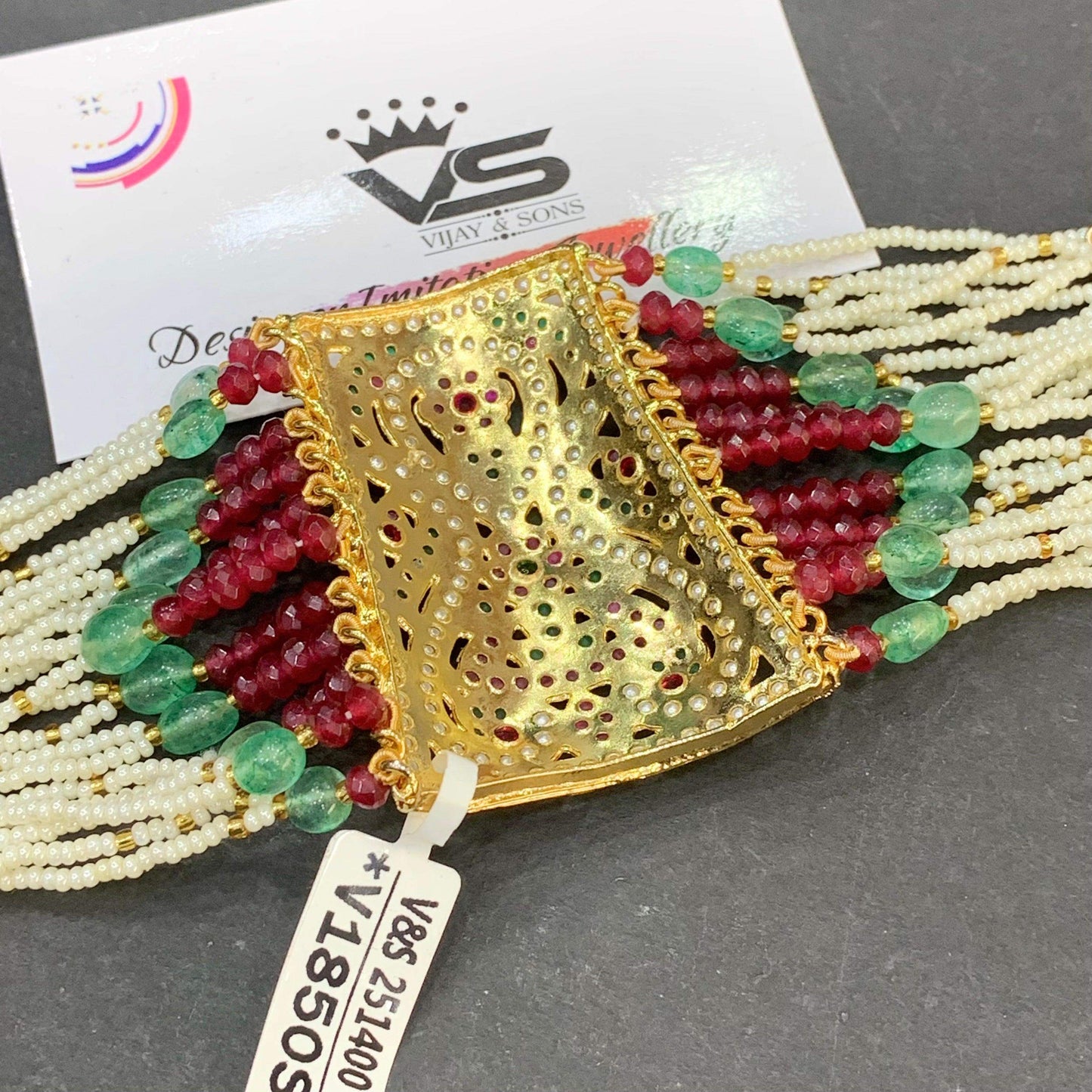 Jadau Bracelets 47896531 - Vijay & Sons
