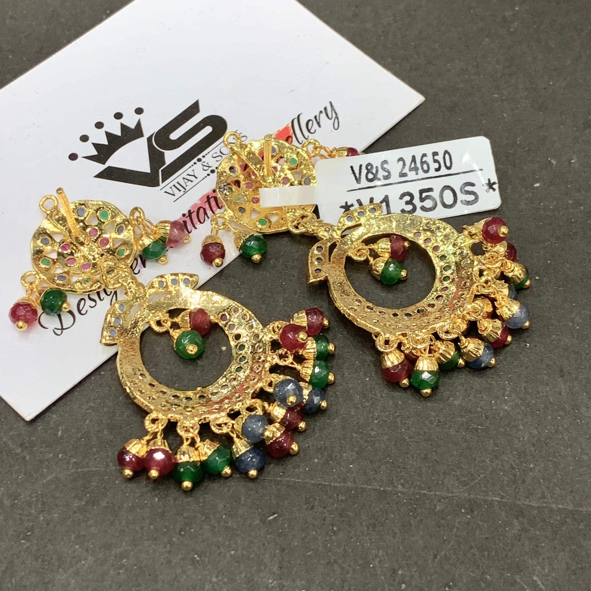 Jadau Earrings 5858886 - Vijay & Sons