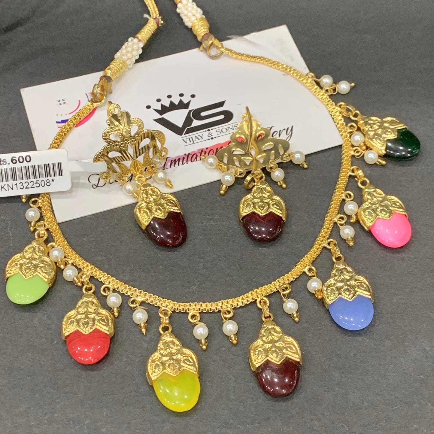 Jadau Necklace Set 4428264