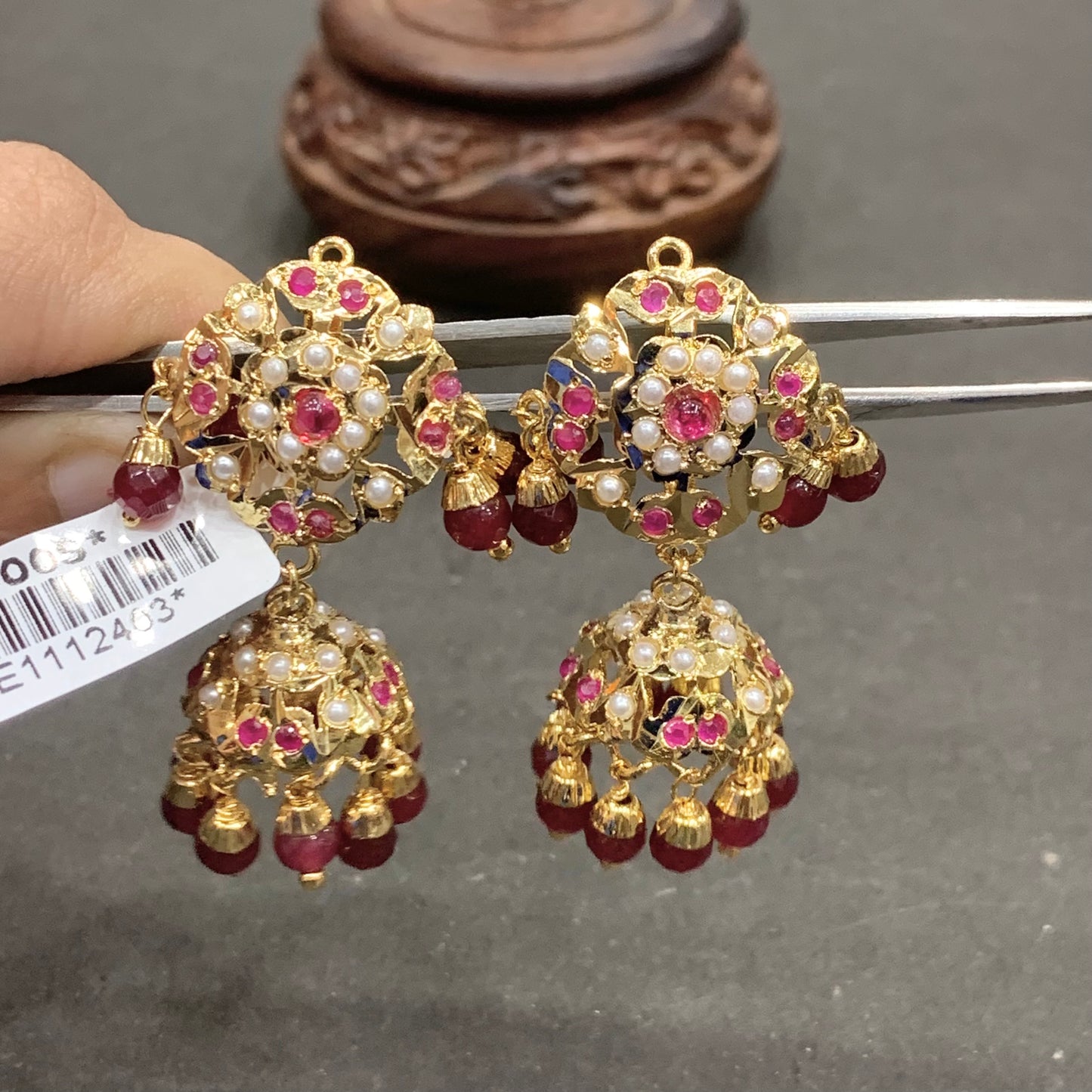 Jadau earrings 345785