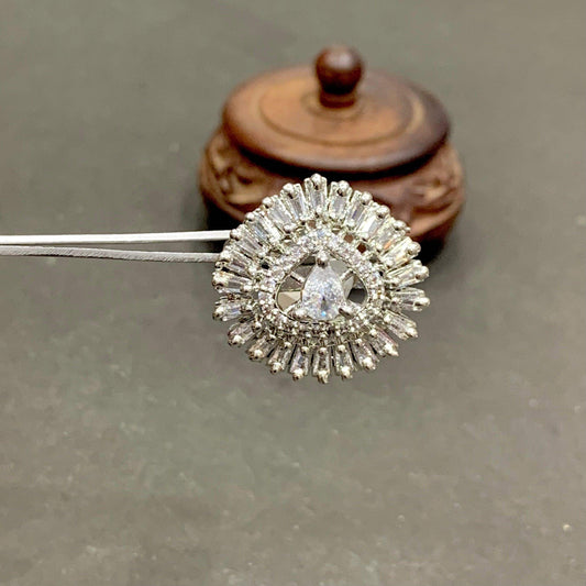 American Diamond Ring 9987 - Vijay & Sons
