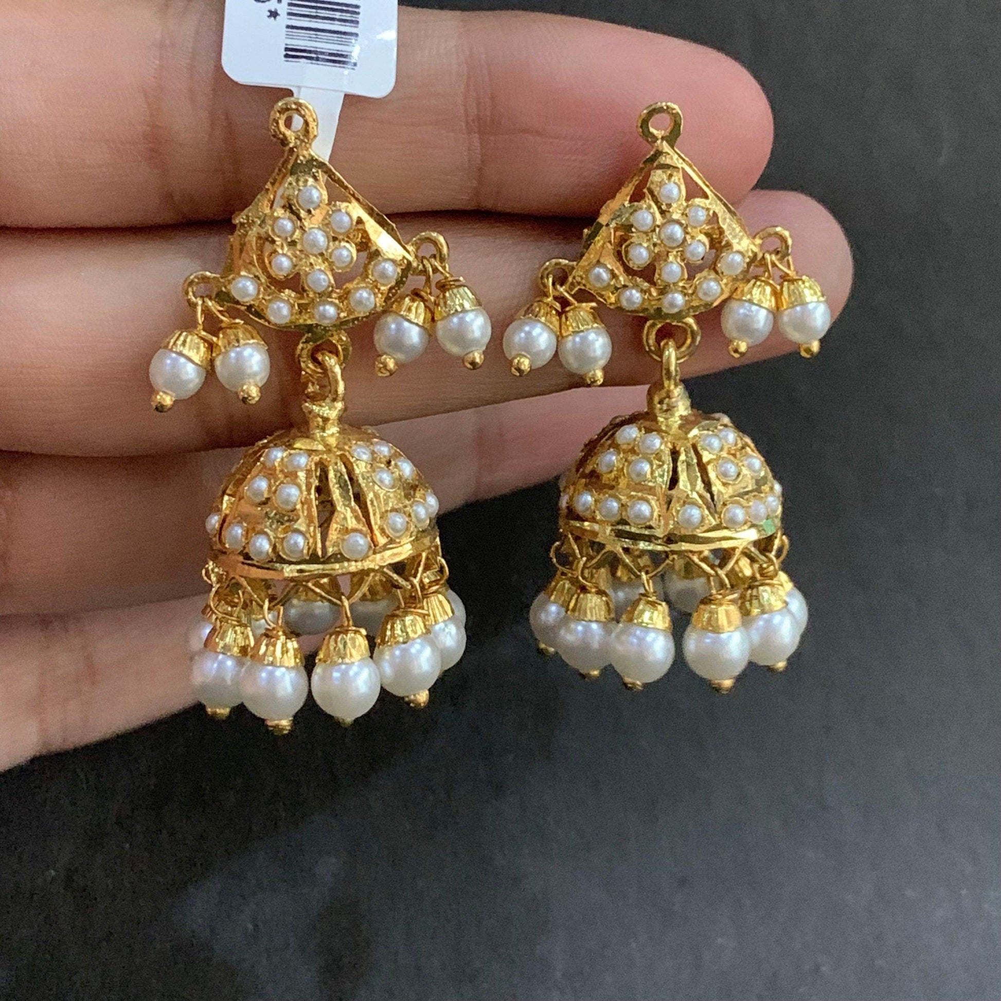 Jadau Earrings 23422174 - Vijay & Sons