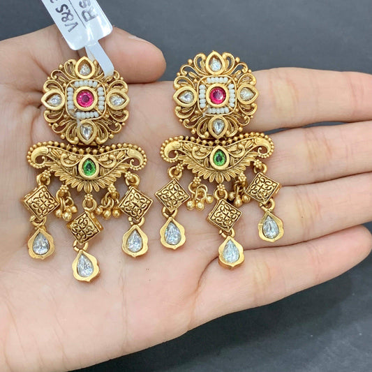 Antique earrings 655444 - Vijay & Sons