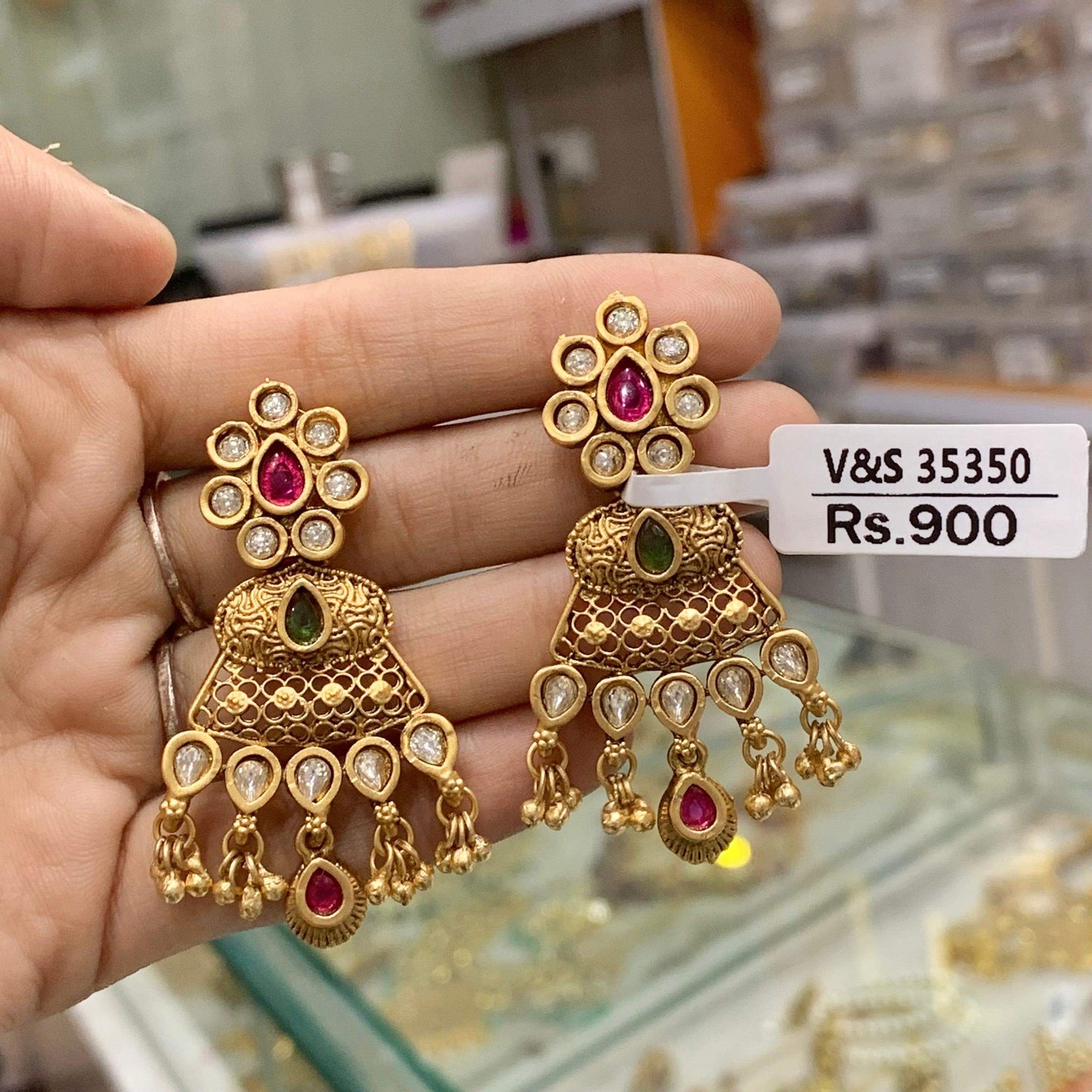 Antique earrings - Vijay & Sons