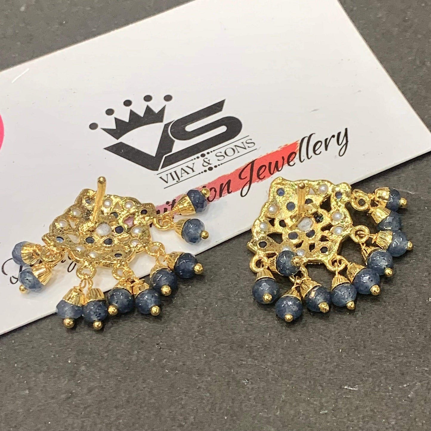 Jadau studs 56776422 - Vijay & Sons
