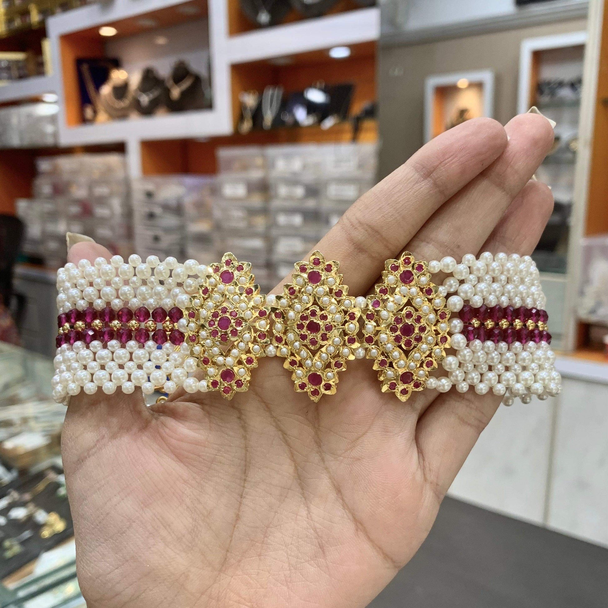 Jadau Necklace 4567433 - Vijay & Sons