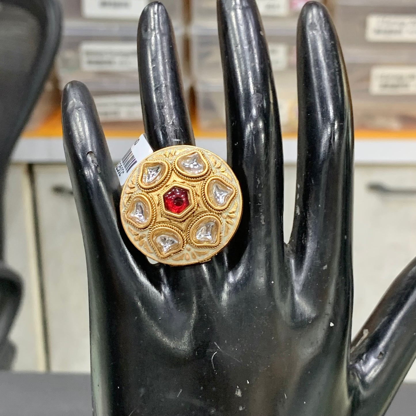 Kundan Ring 422332
