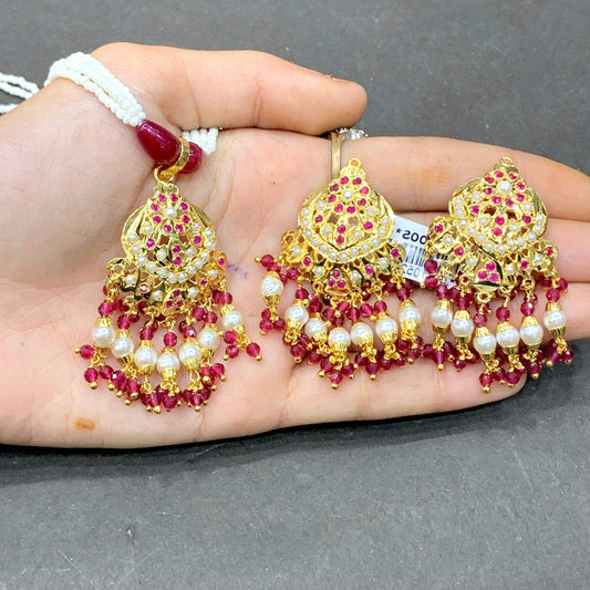 Jadau Pendant Sets 5885478 - Vijay & Sons
