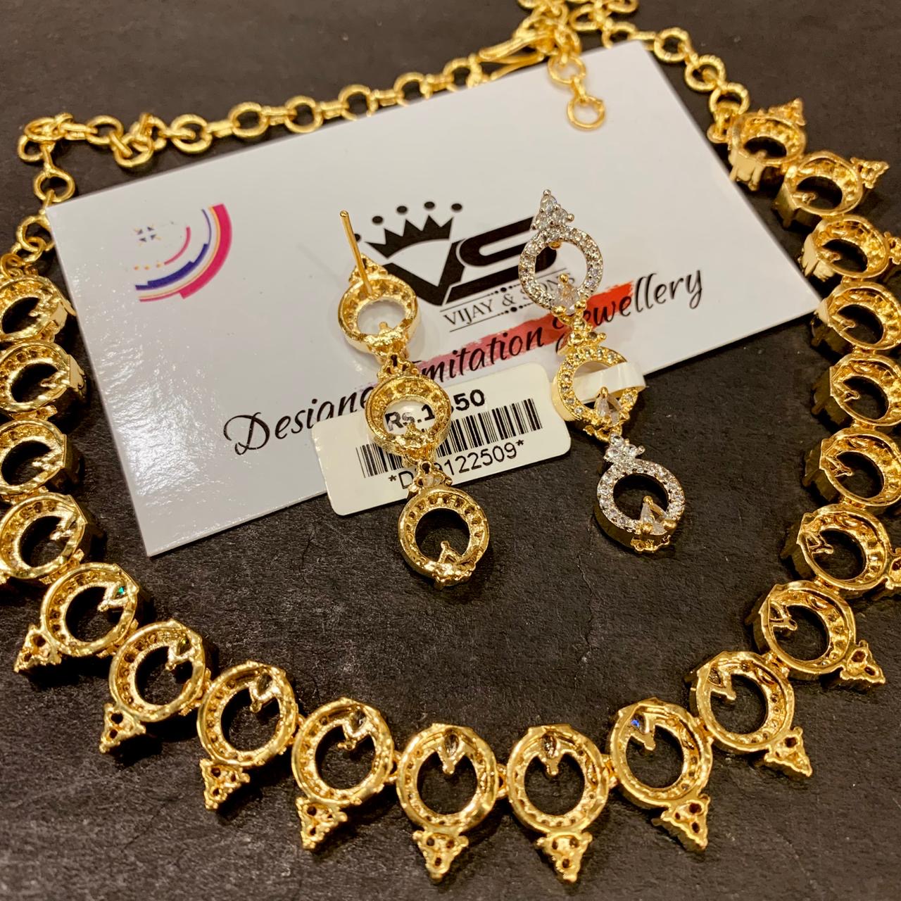 Zircon Necklace Set 33555