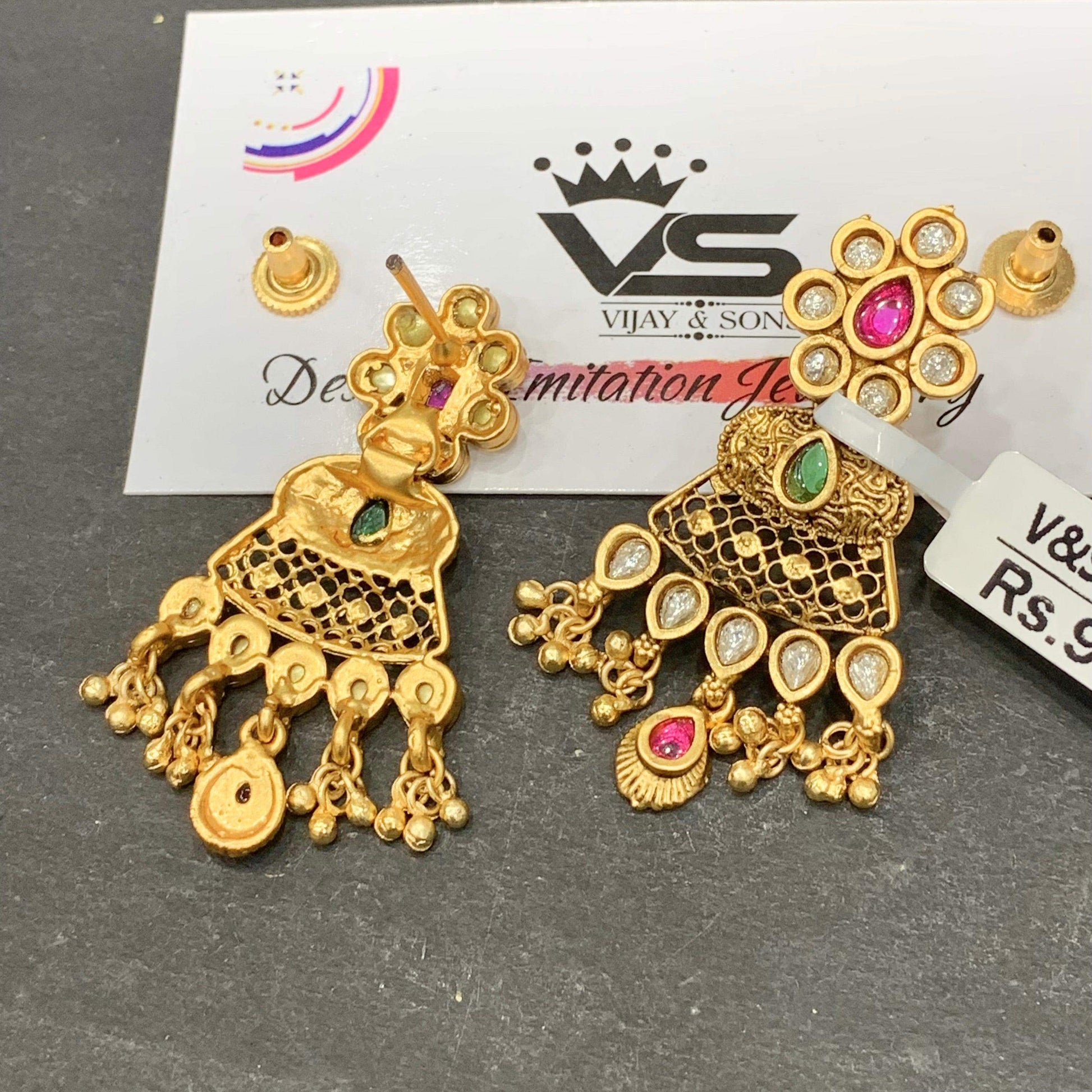 Antique earrings - Vijay & Sons