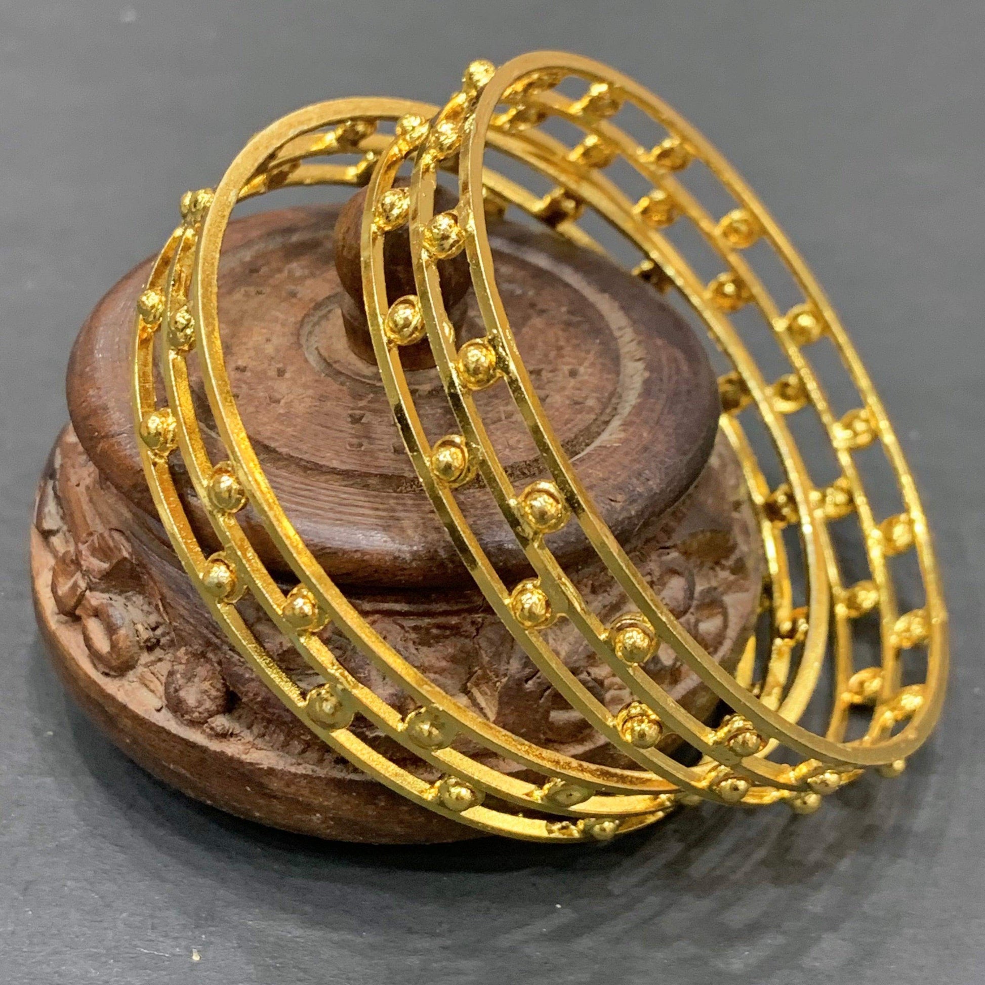 Gold Platted Bangles 677665 - Vijay & Sons