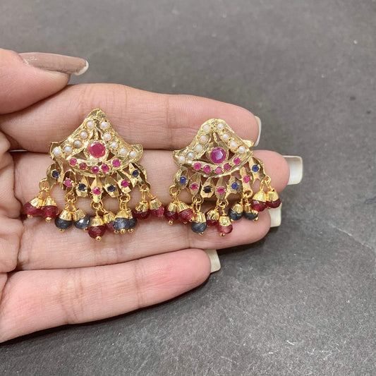 Jadau studs 4687548 - Vijay & Sons