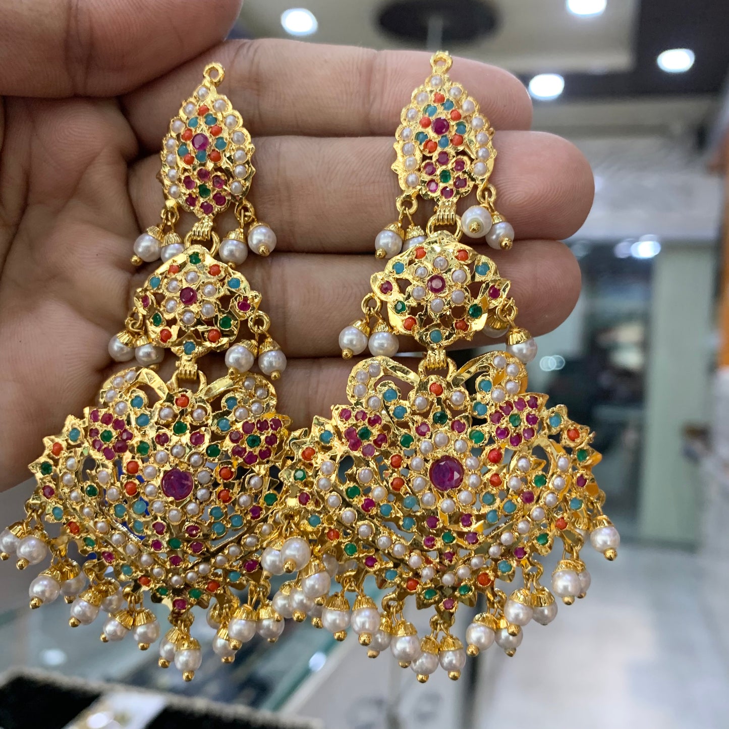 Jadau Earrings 45756