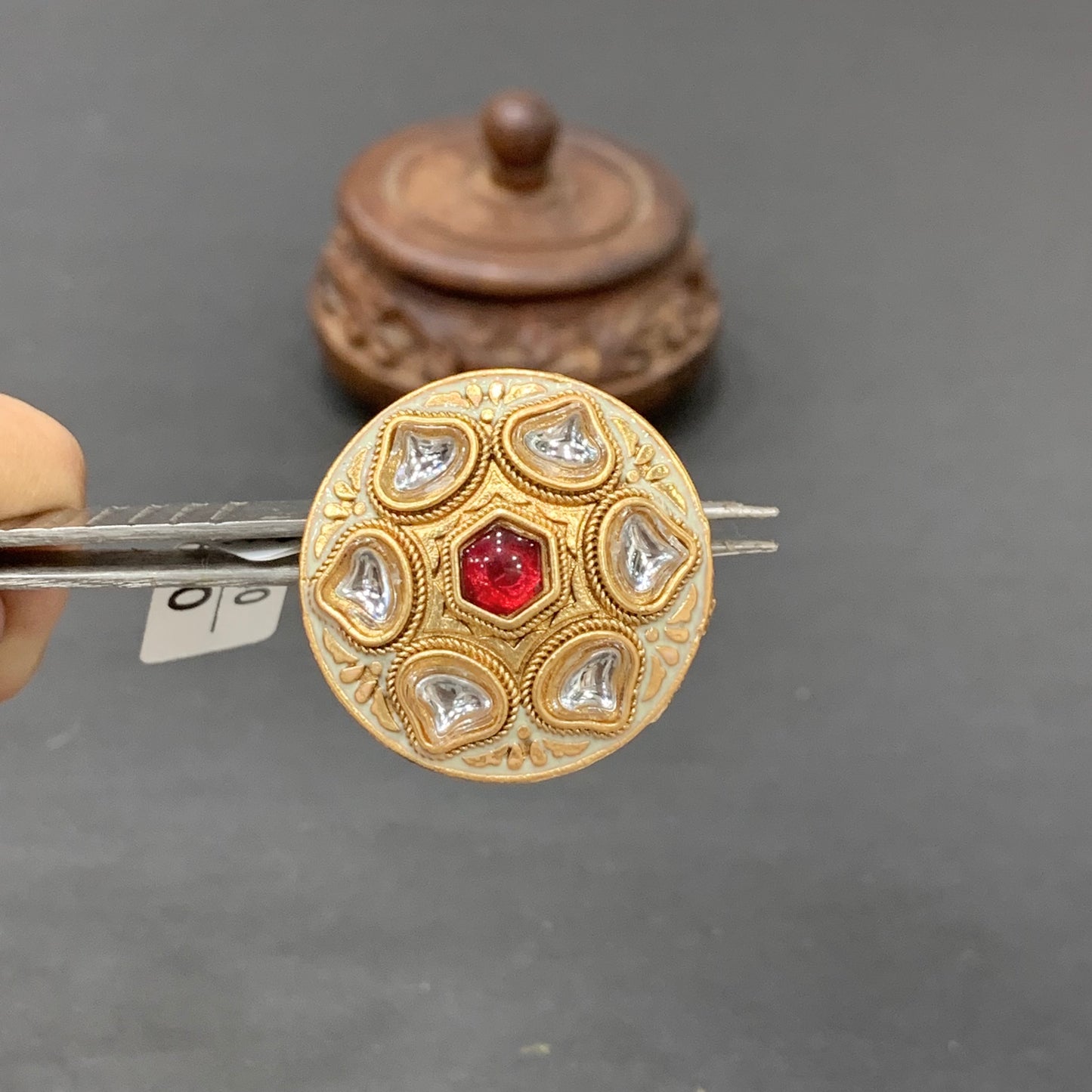 Kundan Ring 422332