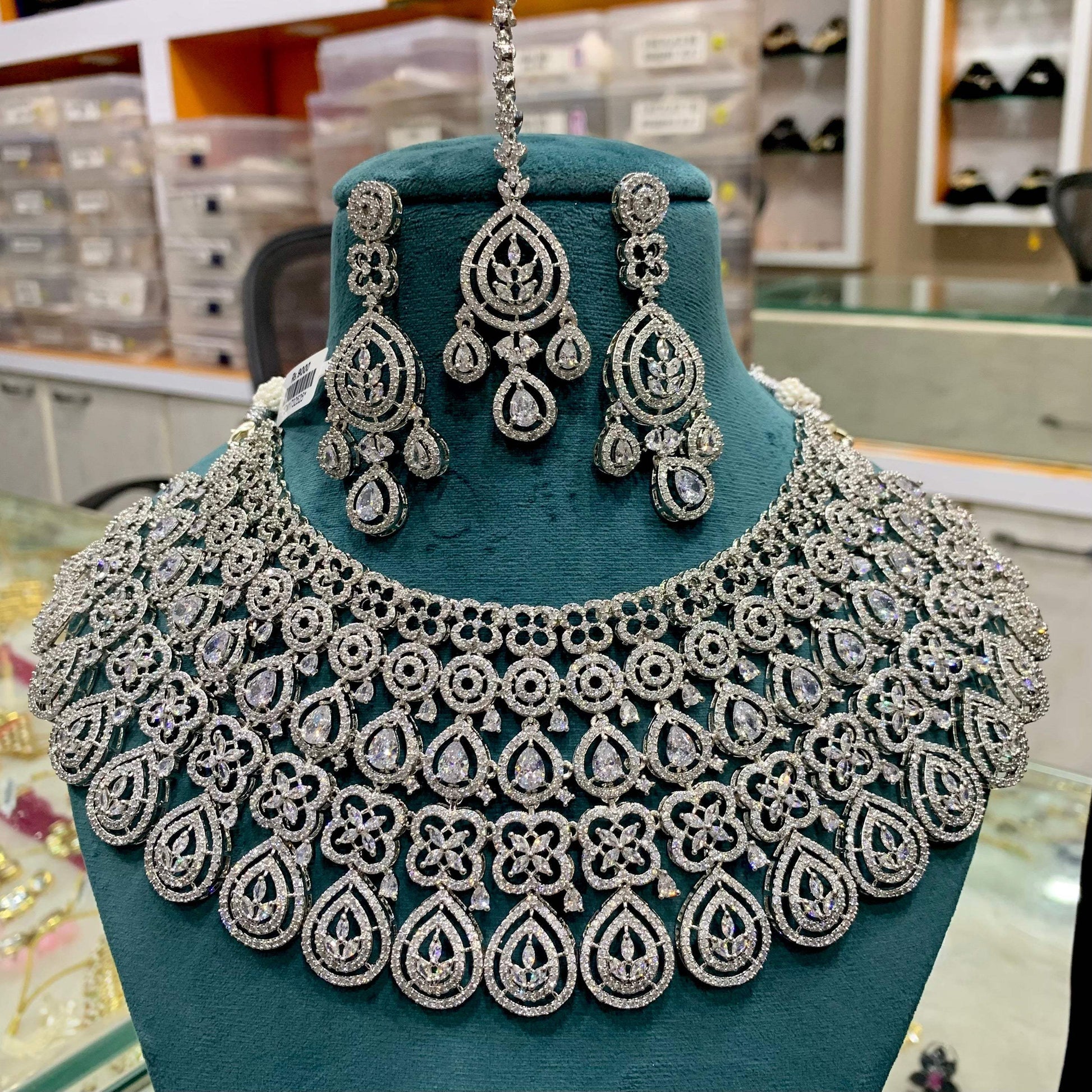 Diamond necklace 456496 - Vijay & Sons