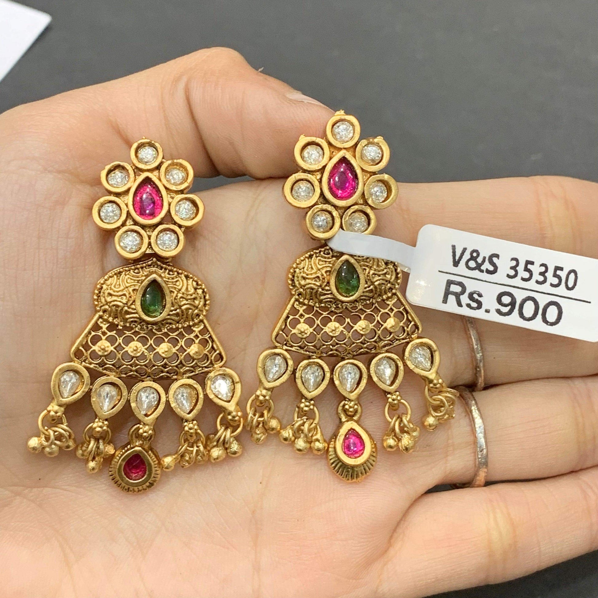 Antique earrings - Vijay & Sons
