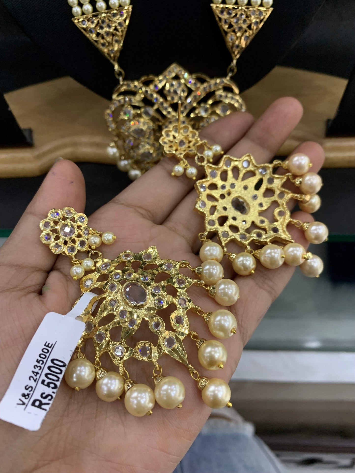 Jadau Rani haar 356444 - Vijay & Sons